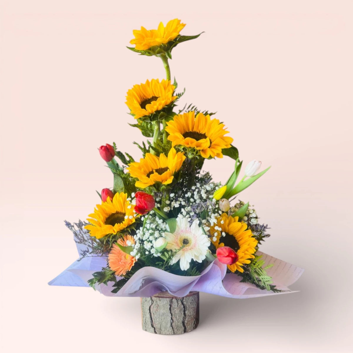 Tronco girasoles - Florería San Ignacio